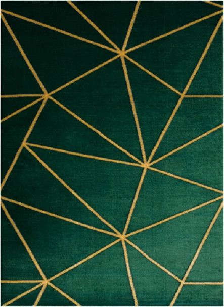Dywany Łuszczów Kusový koberec Emerald 1013 green and gold Rozměry koberců: 80x150