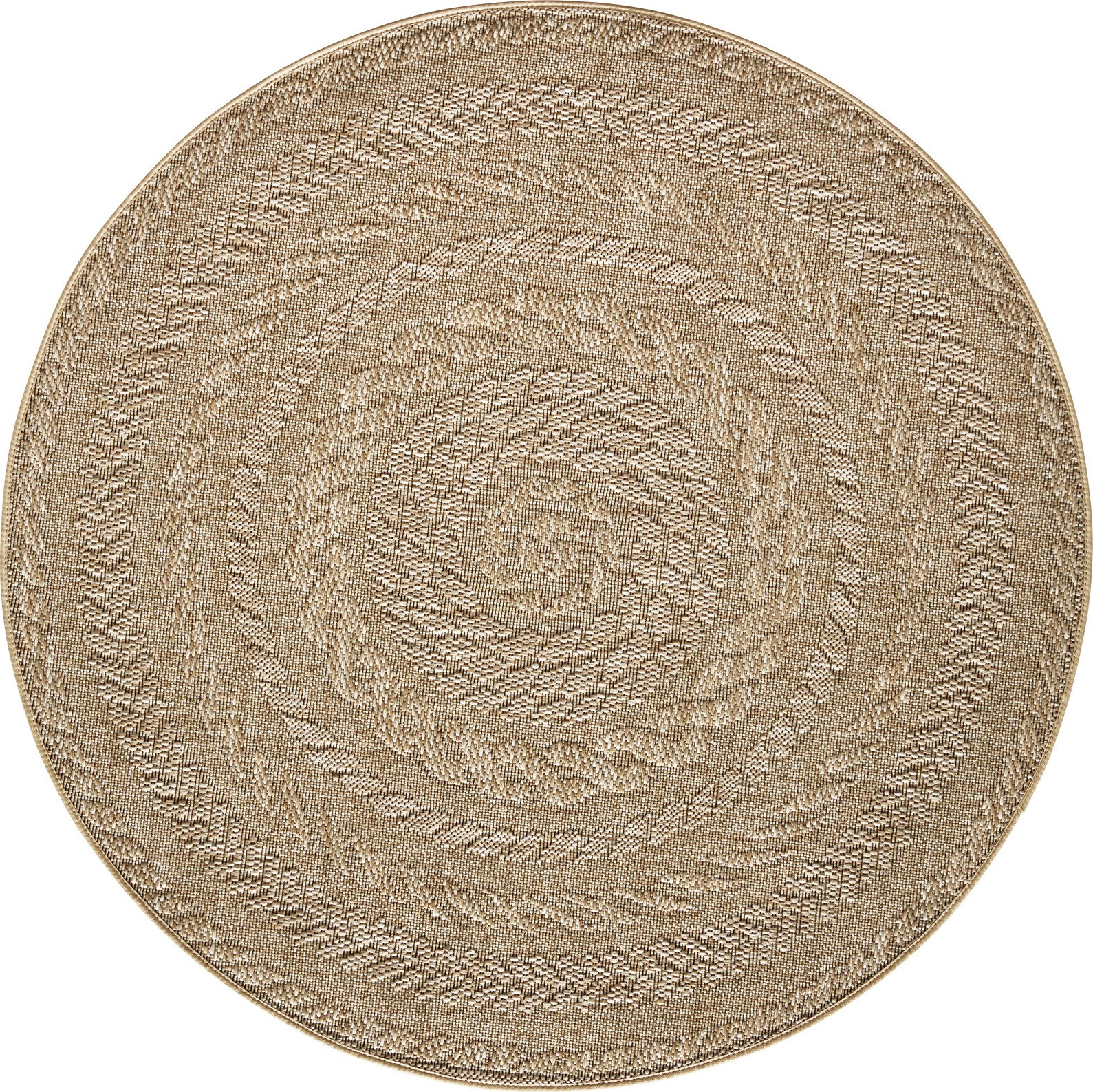 NORTHRUGS - Hanse Home koberce Kusový koberec Forest 103998 Beige/Brown – na ven i na doma Rozměry koberců: 160x160 (průměr) kruh