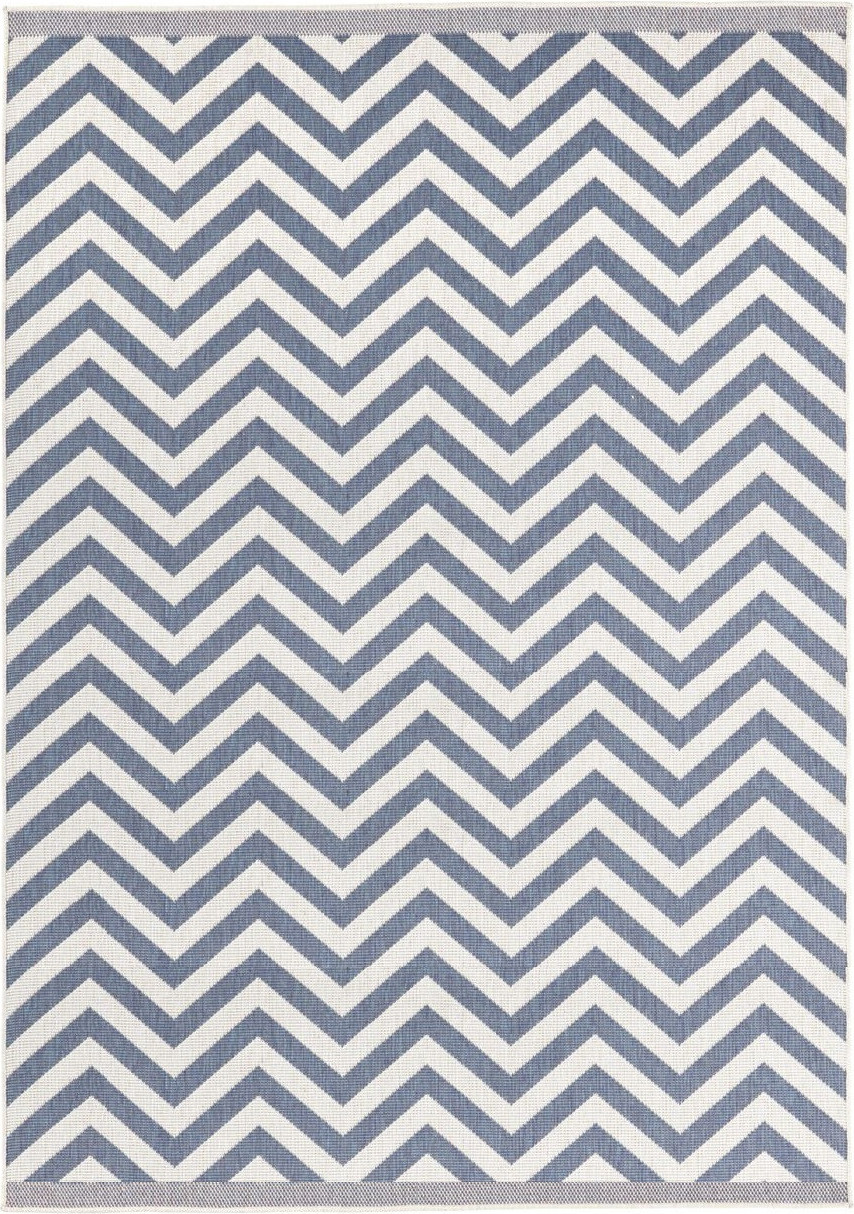 NORTHRUGS - Hanse Home koberce Kusový koberec Twin Supreme 103435 Palma blue creme – na ven i na doma Rozměry koberců: 120x170