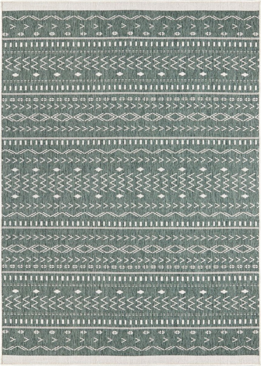 NORTHRUGS - Hanse Home koberce Kusový koberec Twin Supreme 103440 Kuba green creme – na ven i na doma Rozměry koberců: 80x150