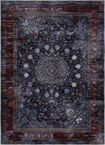 Dywany Łuszczów Kusový koberec Miro 51600.810 Rosette navy blue Rozměry koberců: 120x170