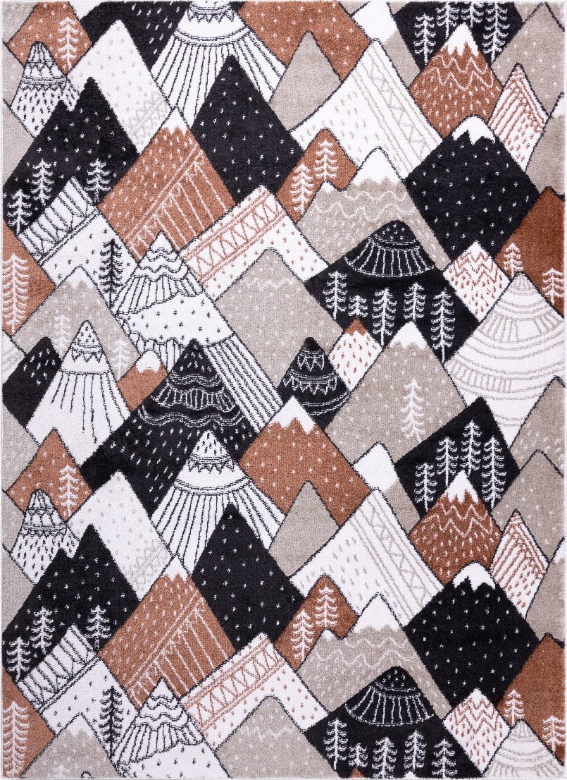 Dywany Łuszczów Dětský kusový koberec Fun Mountains cream Rozměry koberců: 80x150