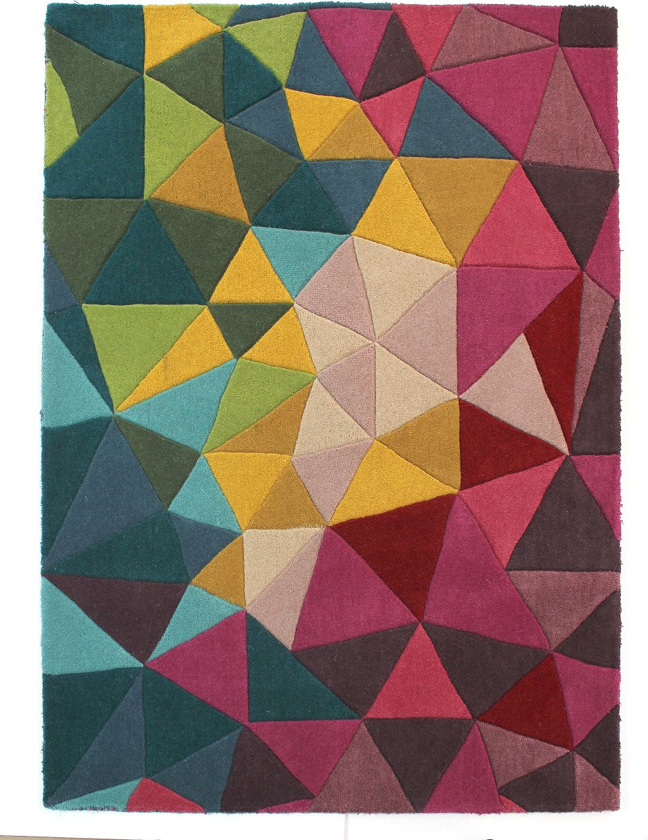 Flair Rugs koberce Ručně všívaný kusový koberec Illusion Falmouth Multi Rozměry koberců: 120x170