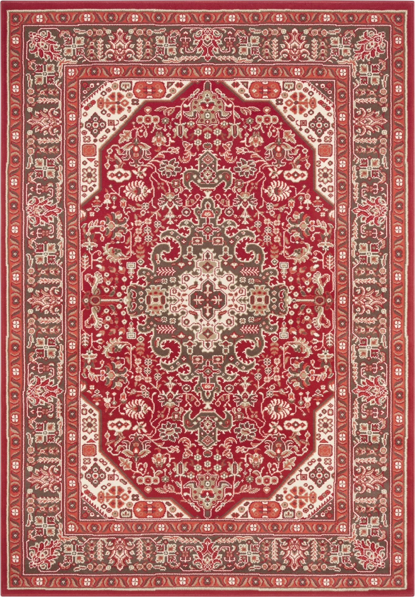 Nouristan - Hanse Home koberce Kusový koberec Mirkan 104098 Oriental red Rozměry koberců: 80x150