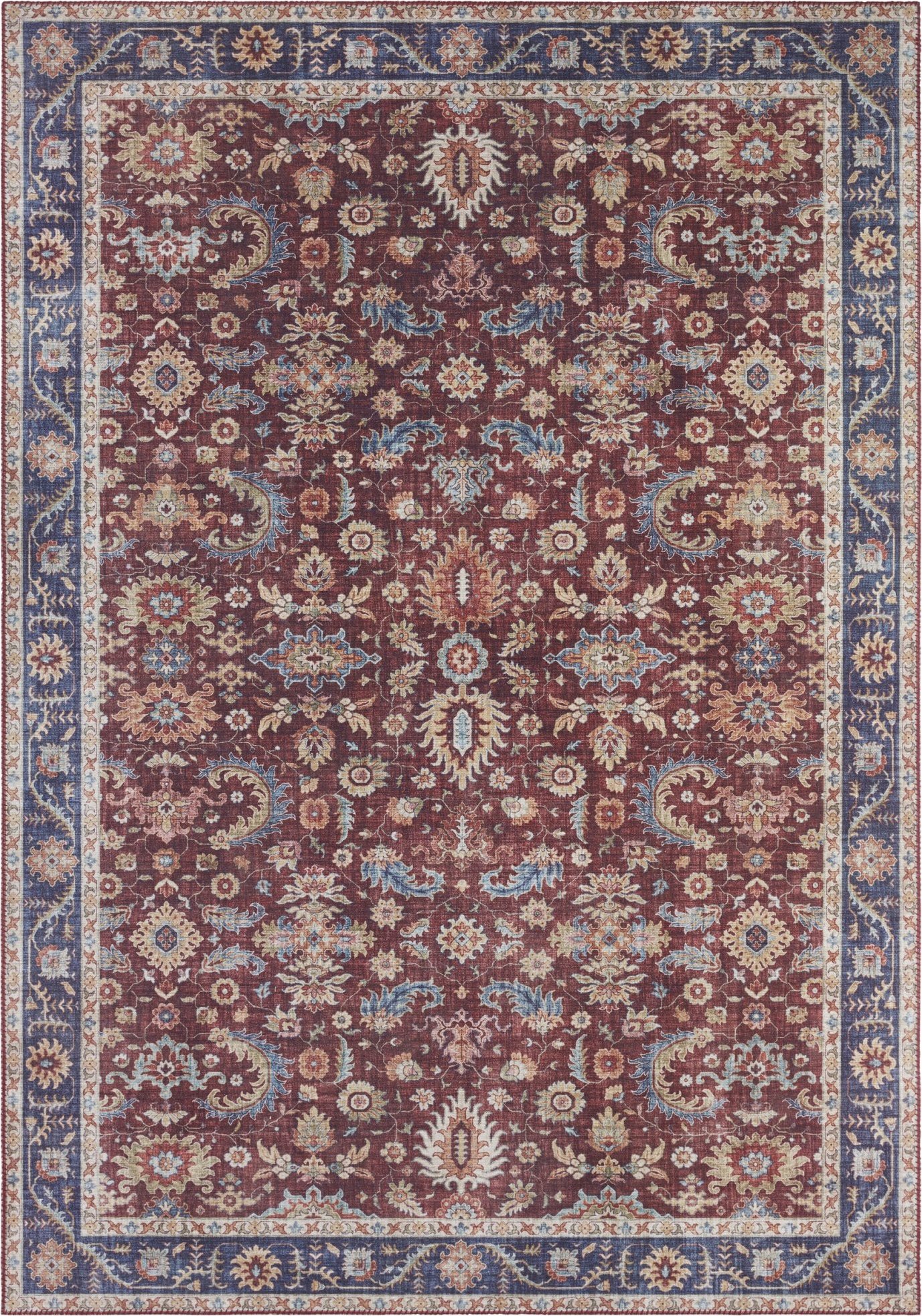 Nouristan - Hanse Home koberce Kusový koberec Asmar 104004 Bordeaux/Red Rozměry koberců: 120x160