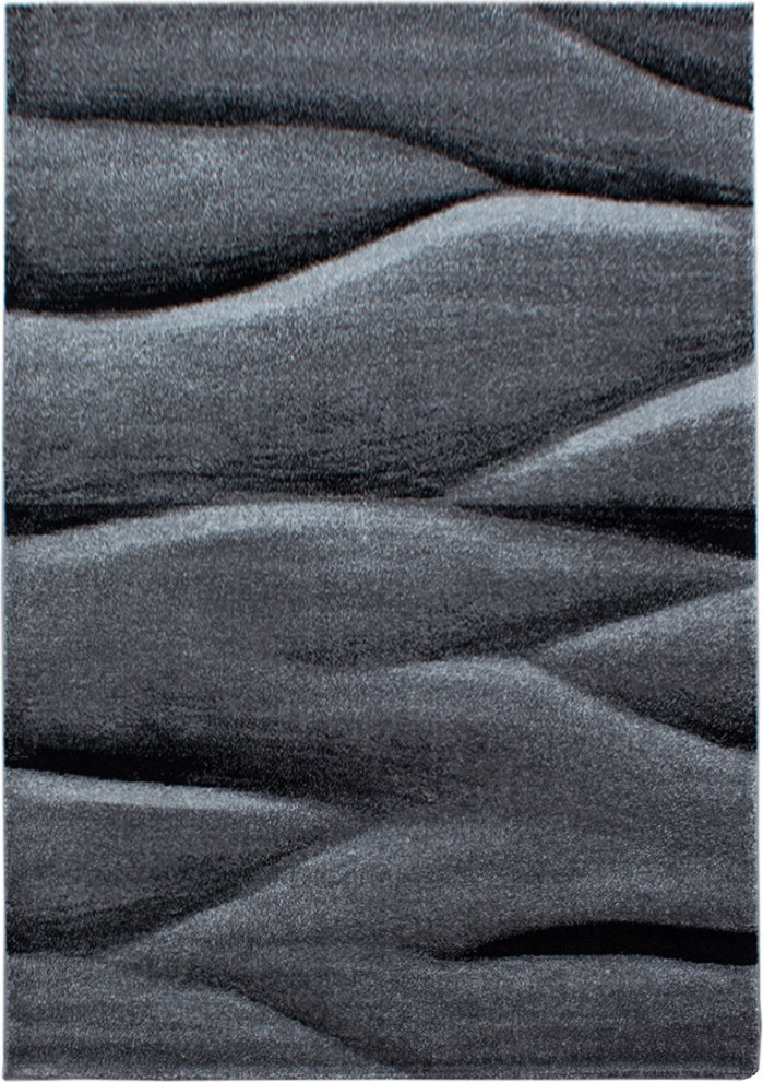 Ayyildiz koberce Kusový koberec Lucca 1840 black Rozměry koberců: 80x150