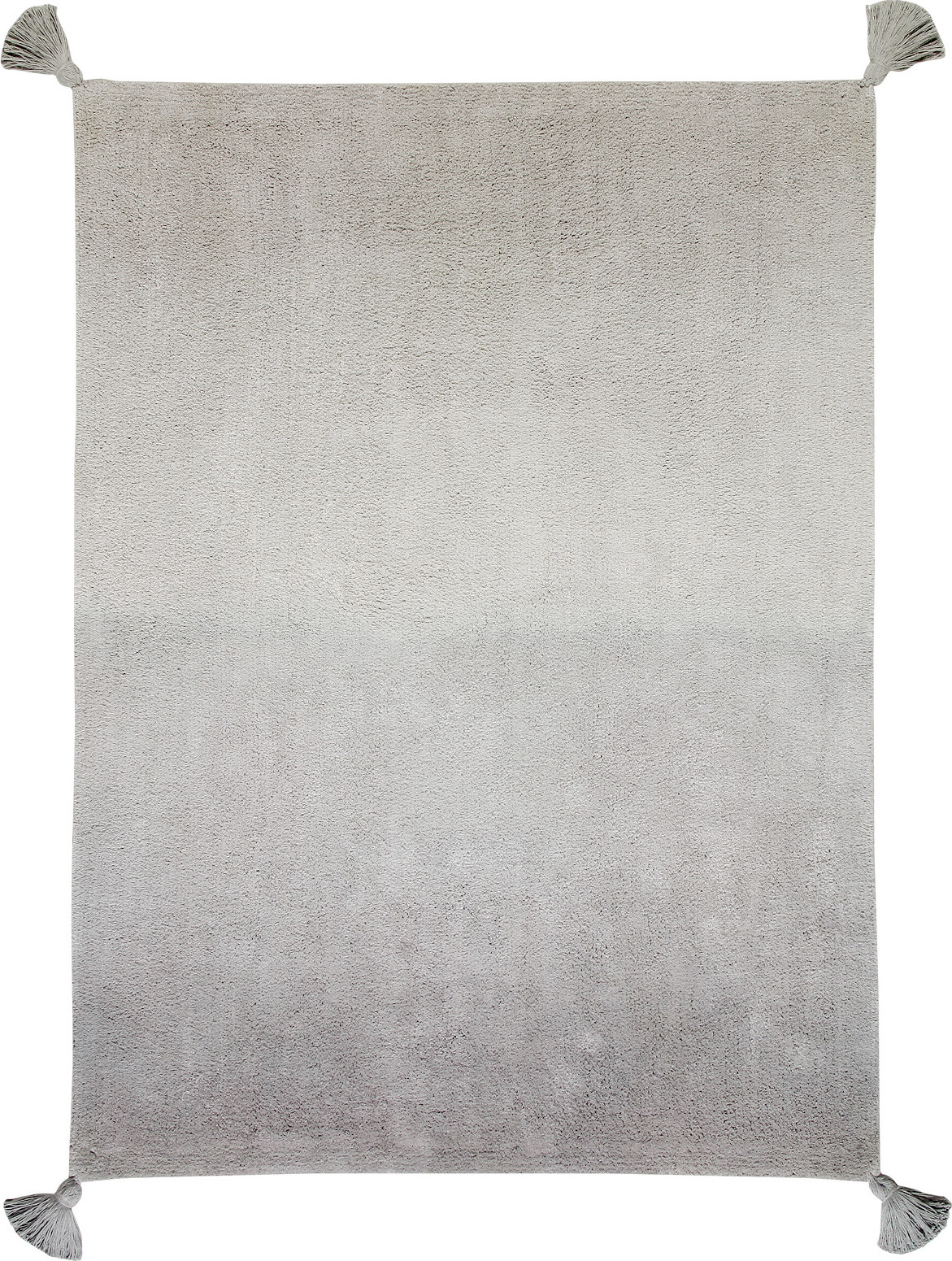 Lorena Canals koberce Přírodní koberec, ručně tkaný Ombré Dark Grey - Grey Rozměry koberců: 120x160