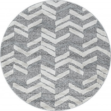Ayyildiz koberce Kusový koberec Pisa 4705 Grey kruh Rozměry koberců: 80x80 (průměr) kruh