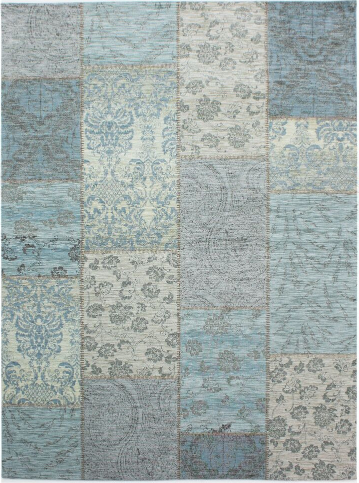 Flair Rugs koberce Kusový koberec Manhattan Patchwork Chenille Duck Egg Rozměry koberců: 120x170