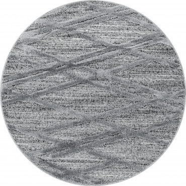Ayyildiz koberce Kusový koberec Pisa 4706 Grey kruh Rozměry koberců: 80x80 (průměr) kruh