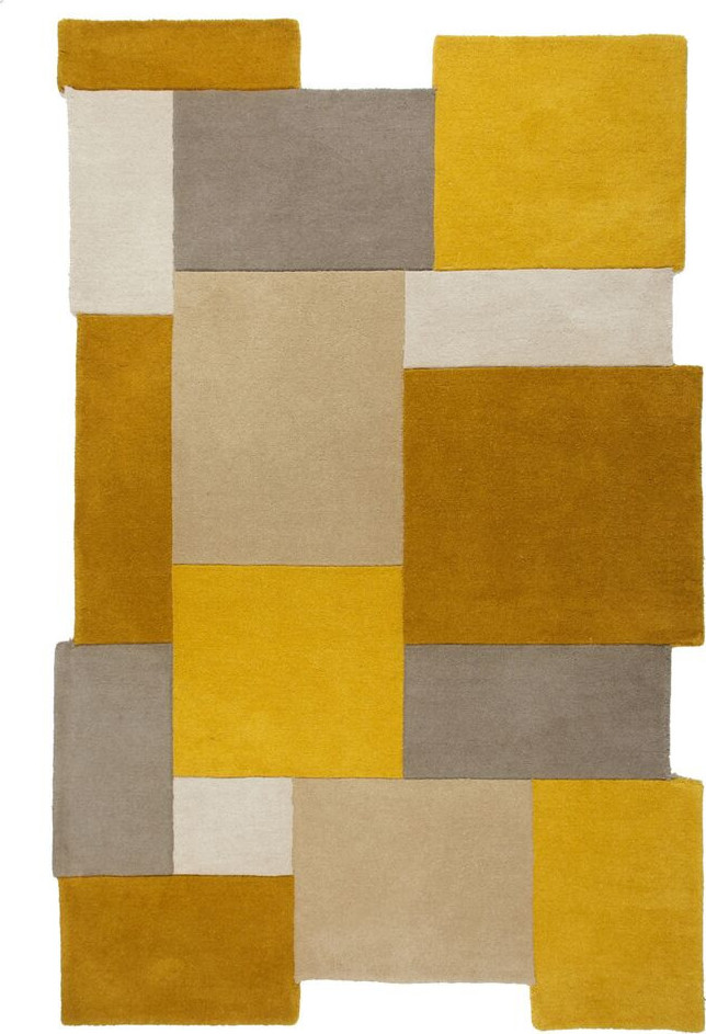 Flair Rugs koberce Kusový koberec Abstract Collage Ochre/Natural Rozměry koberců: 90x150