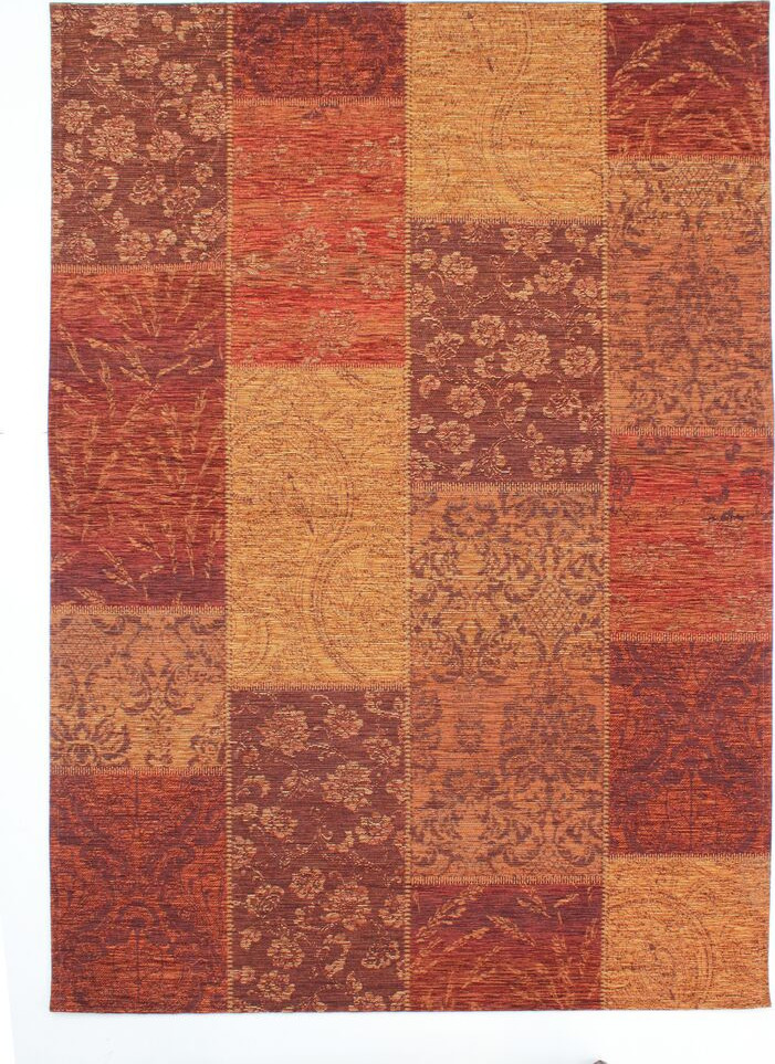 Flair Rugs koberce Kusový koberec Manhattan Patchwork Chenille Terracotta Rozměry koberců: 120x170