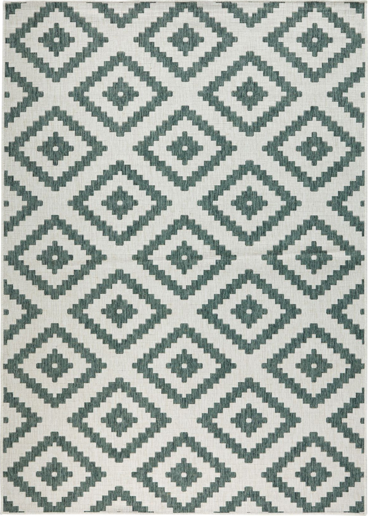 NORTHRUGS - Hanse Home koberce Kusový koberec Twin-Wendeteppiche 103131 grün creme – na ven i na doma Rozměry koberců: 80x150