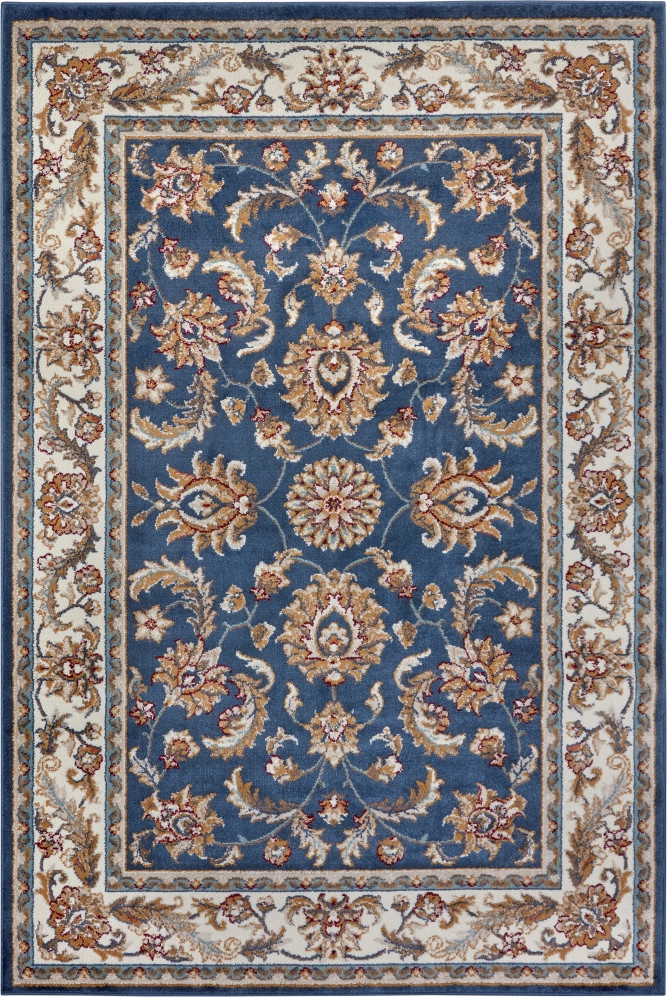 Hanse Home Collection koberce Kusový koberec Luxor 105640 Reni Blue Cream Rozměry koberců: 57x90