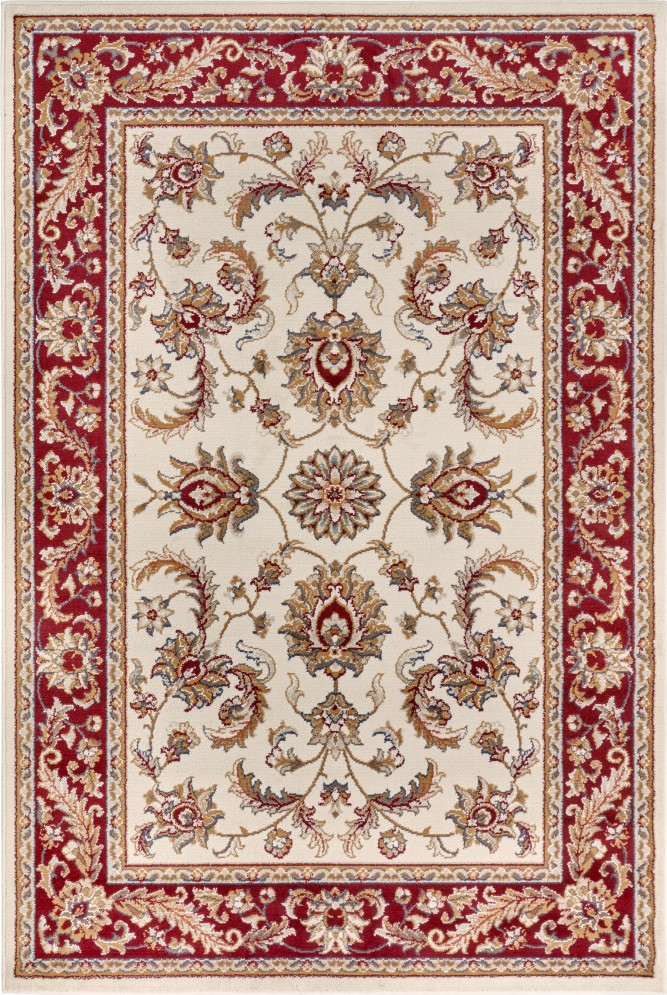 Hanse Home Collection koberce Kusový koberec Luxor 105643 Reni Cream Red Rozměry koberců: 57x90
