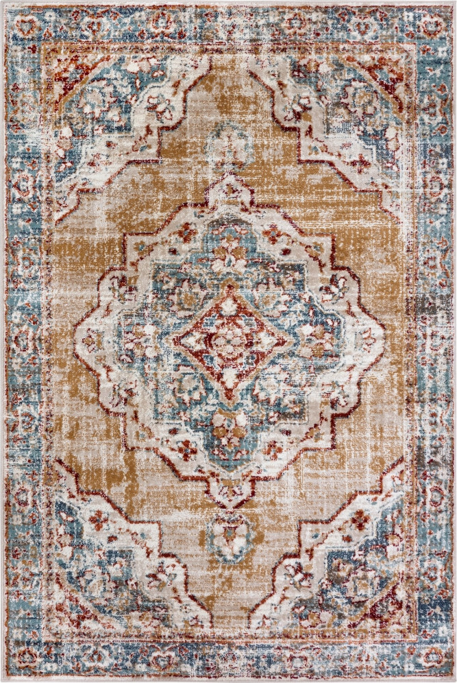 Hanse Home Collection koberce Kusový koberec Luxor 105645 Strozzi Red Multicolor Rozměry koberců: 57x90