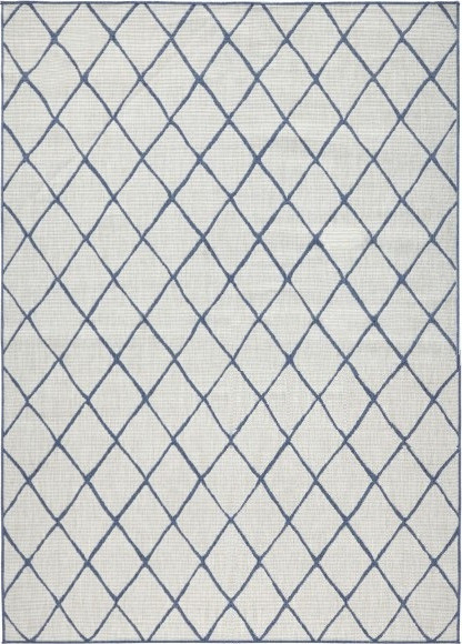 NORTHRUGS - Hanse Home koberce Kusový koberec Twin-Wendeteppiche 103119 blau creme – na ven i na doma Rozměry koberců: 80x150