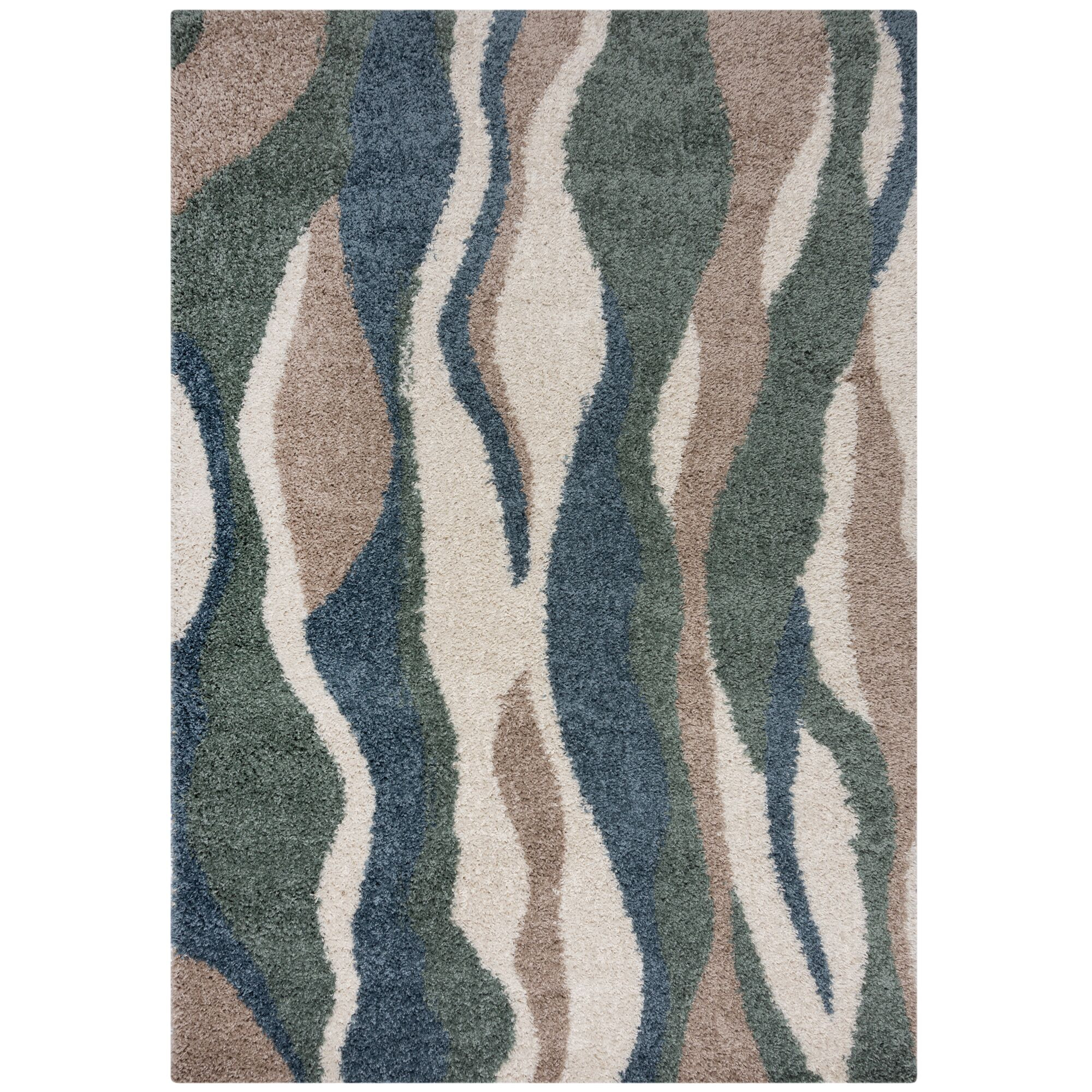 Flair Rugs koberce Kusový koberec Alta Stream Blue/Green Rozměry koberců: 120x170