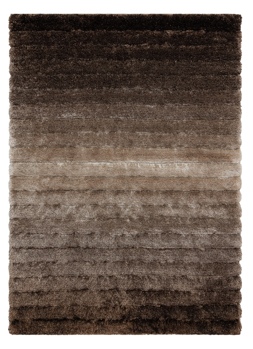 Dywany Łuszczów Kusový koberec Flim 007-B3 Stripes brown Rozměry koberců: 120x160
