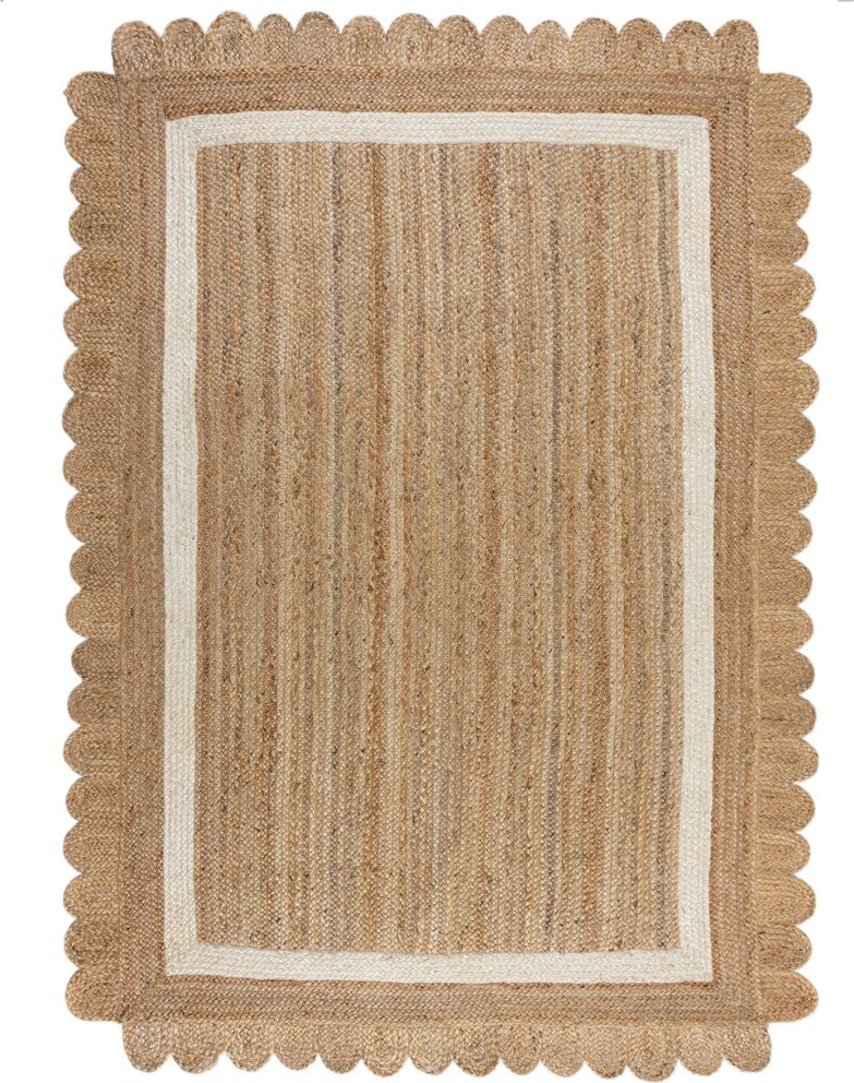 Flair Rugs koberce Kusový koberec Grace Jute Natural/White Rozměry koberců: 120x170