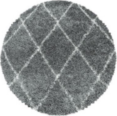 Ayyildiz koberce Kusový koberec Alvor Shaggy 3401 grey kruh Rozměry koberců: 120x120 (průměr) kruh