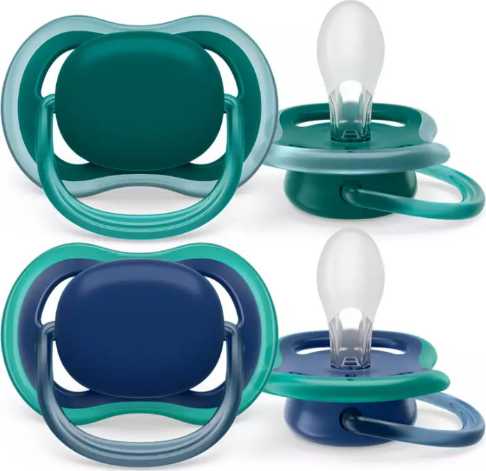 Philips Avent ultra air Dudlík pro novorozence 6-18m tmavě modrá/zelená
