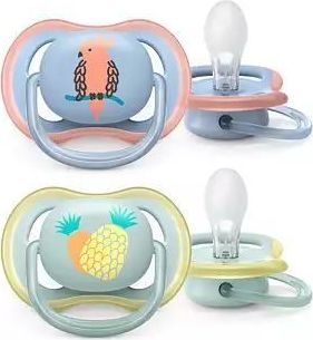 Philips Avent ultra air dudlík 0-6m papoušek/ananas