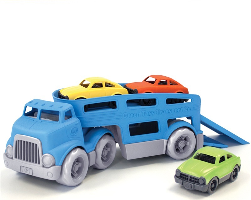Green Toys Tahač s autíčky
