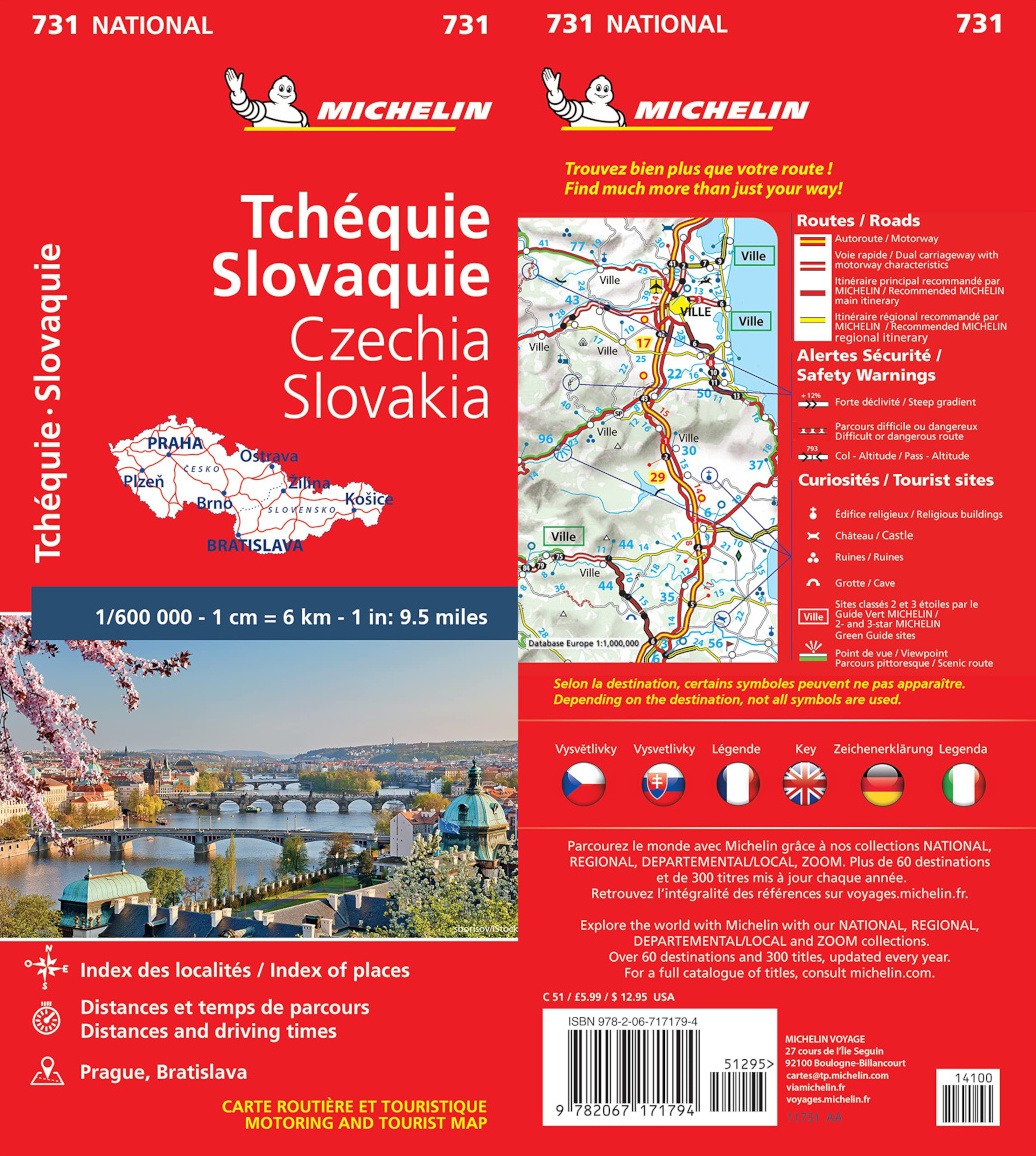Chronicle Books Michelin Automapa České a Slovenské republiky