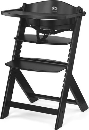 Kinderkraft Jídelní židlička 2v1 Enock Black