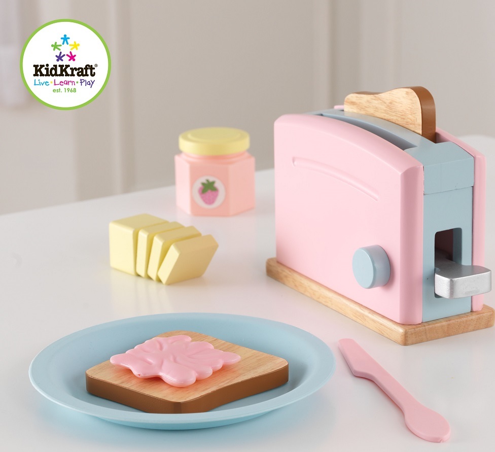 Kidkraft Espresso Toaster Set pastel