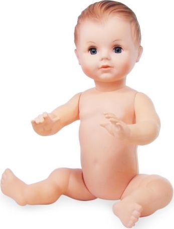 Petitcollin Koupací panenka 50 cm (hnědé oči)