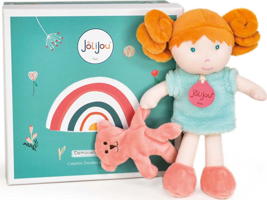 Doudou Jolijou Paris Doudou Jolijou Panenka Miss Mint 21 cm