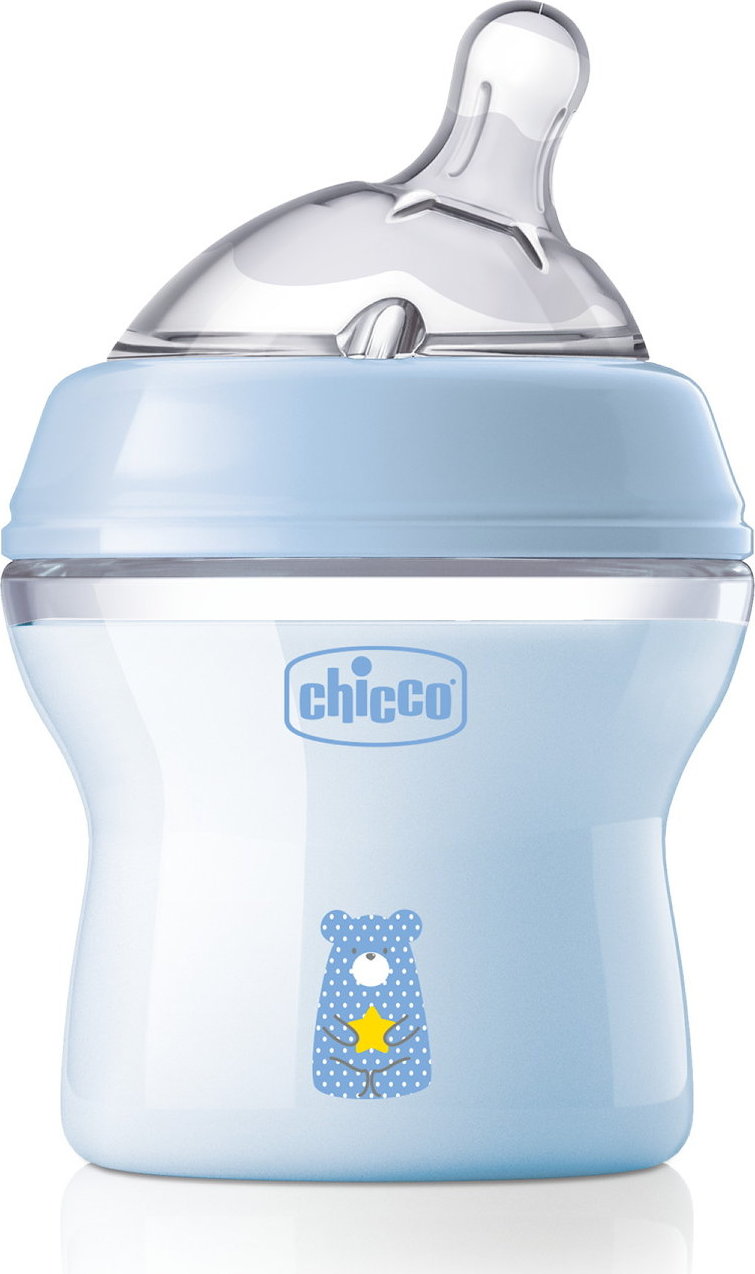 CHICCO Láhev kojenecká Natural Feeling 150 ml 0m+ chlapec