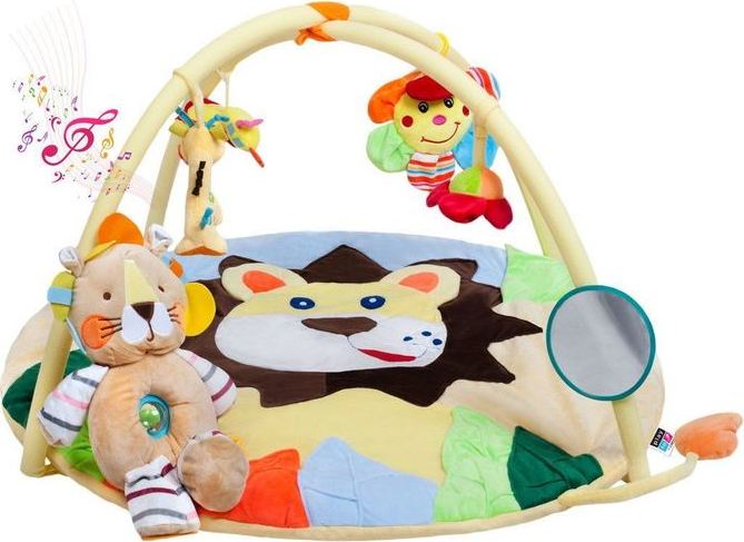 Hrací deka s melodií PlayTo lvíče s hračkou