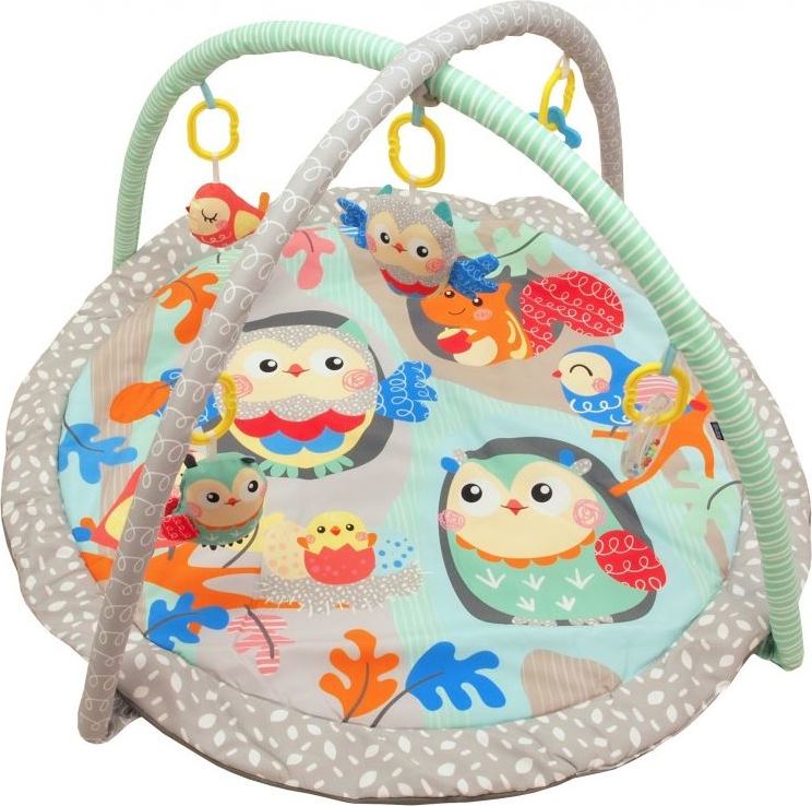 Detská deka na hranie Baby Mix Owls