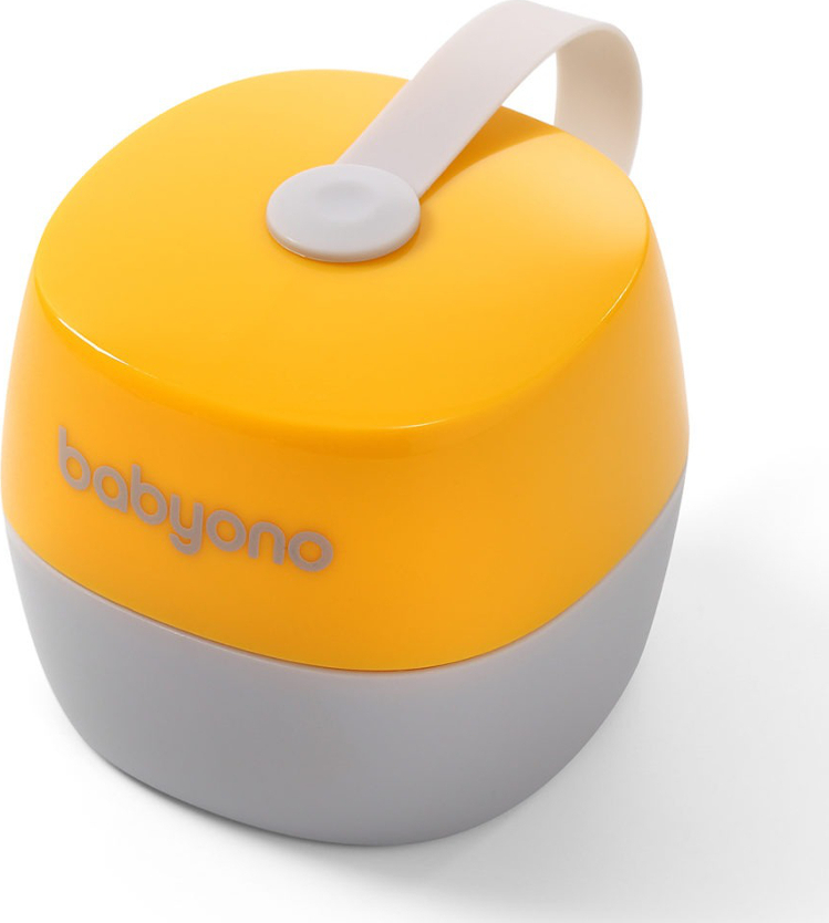 BabyOno BabyOno Pouzdro na dudlík Natural Nursing - žluté