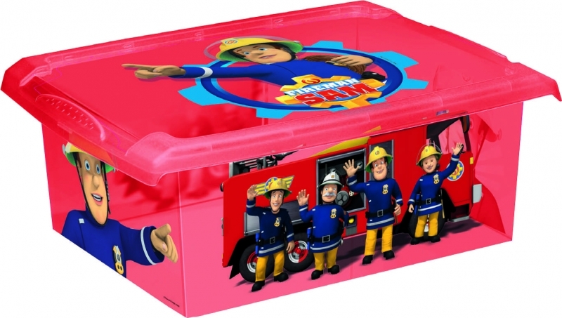 Keeeper Box Fireman Sam 10 l - červený