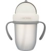 Canpol Babies Canpol babies Hrnček so silikónovou slamkou - sivý, 210 ml