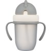 Canpol Babies Canpol babies Hrnček so silikónovou slamkou - sivý, 210 ml