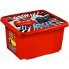 Keeeper Box na hračky Cars II, 24 l - červený