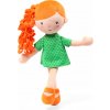 BabyOno BabyOno Látková panenka Hannah - oranžová/zelená