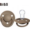 BIBS BIBS DE LUX - Silikónový cumlík, 0 - 36 m, hnedý