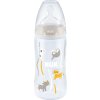 Kojenecká láhev NUK FC+Temperature Control 300 ml BOX-Flow Control savička beige