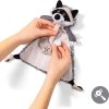 Usínáček Baby Ono Racoon Rocky s poutkem pro dudlík
