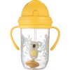 Canpol babies Nevylévací hrníček se slámkou a závažím Exotic Koala - žlutý, 270 ml