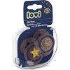 LOVI 22/892 Dynamický silikónový cumlík 0-3 m 2 ks Stardust fialová