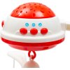 BABY MIX 37046 Červený plastový kolotoč s projektorem