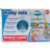BABY MIX 37046 Červený plastový kolotoč s projektorem