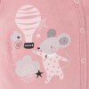 EEVI Detské body s dlhým rukávom Mellow Pink 68 (4-6m)